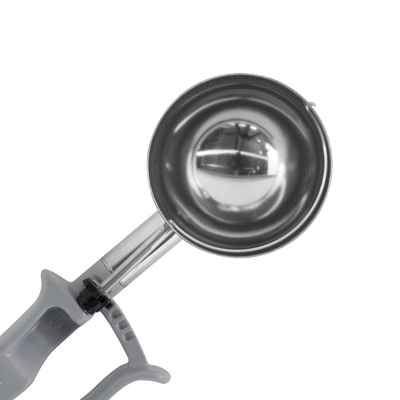 Zeroll Universal Standard Length EZ Disher Food Portion Control Scoop Designed for Right or Left Hand Use Dishwasher Safe NSF Approved  2 3/4-Inch  Gray - Image 3